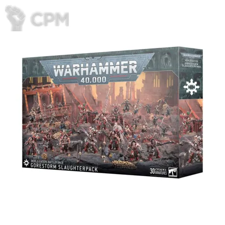 Описание картинки Набор Warhammer 40000 WORLD EATERS: GORESTORM SLAUGHTERPACK Battleforce от Дауран по цене 18 500руб | Свободный Рынок Миниатюр - СРМ