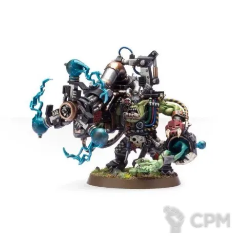 Описание картинки Big mek with shokk attack gun от WAAAAAAGHshop по цене 350руб | Свободный Рынок Миниатюр - СРМ