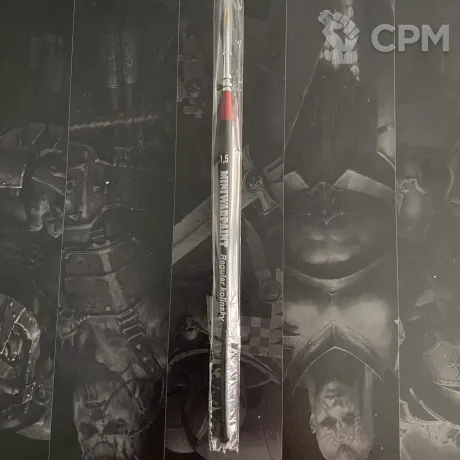 Описание картинки Кисть колонок MiniWarPaint regular 1.5 от Slobarev  по цене 590руб | Свободный Рынок Миниатюр - СРМ