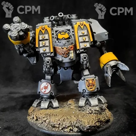 Описание картинки Red Scorpions MK IV Venerable Dreadnought (оригинал) от Superguns по цене 2 800руб | Свободный Рынок Миниатюр - СРМ