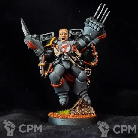 Описание картинки Red Scorpions Captain КОНВЕРСИЯ Kayvaan Shrike Оригинал Old Metall от Superguns по цене 2 500руб | Свободный Рынок Миниатюр - СРМ