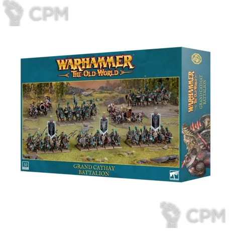 Описание картинки Набор миниатюр Warhammer The Old World Grand Cathay Battalion от Дауран по цене 15 000руб | Свободный Рынок Миниатюр - СРМ