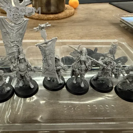 Описание картинки Empire Mannan Blades and command Forgeworld от Mini Wargame по цене 29 950руб | Свободный Рынок Миниатюр - СРМ
