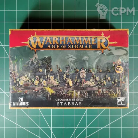 Описание картинки Gloomspite Gitz Stabbas Shootas (Grots) от Vault Boy по цене 3 998руб | Свободный Рынок Миниатюр - СРМ
