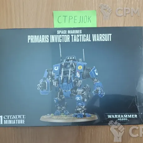 Описание картинки Primaris Invictor Tactical Warsuit от CTPEJIOK по цене 5 400руб | Свободный Рынок Миниатюр - СРМ