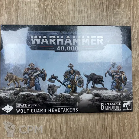 Описание картинки Wolf guard Headtakers от Slobarev  по цене 5 900руб | Свободный Рынок Миниатюр - СРМ