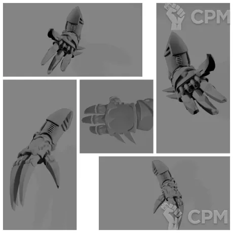 Описание картинки Night Lords two pairs Claws от Nocte Ferro по цене 50руб | Свободный Рынок Миниатюр - СРМ