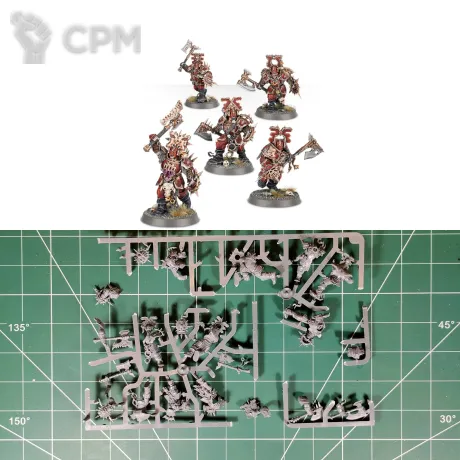 Описание картинки Blades of Khorne Blood Warriors (Limited) от Каджит по цене 2 998руб | Свободный Рынок Миниатюр - СРМ
