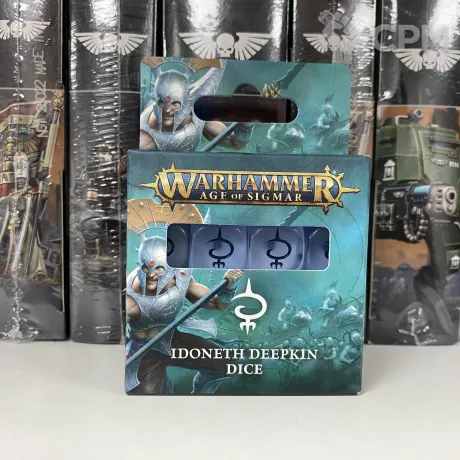 Описание картинки Idoneth deepkin dice set от Slobarev  по цене 3 500руб | Свободный Рынок Миниатюр - СРМ