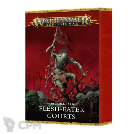 Описание картинки Набор датакарточек Warhammer Age of Sigmar WARSCROLL CARDS:FLESH-EATER COURTS от Дауран по цене 2 750руб | Свободный Рынок Миниатюр - СРМ