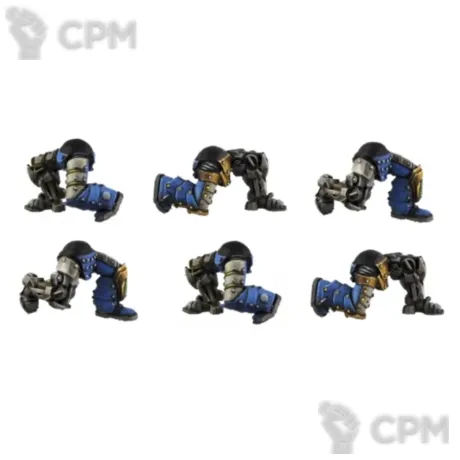 Описание картинки SPACE LEGIONARY BIONIC KNEELING LEGS (6) от TPC по цене 470руб | Свободный Рынок Миниатюр - СРМ