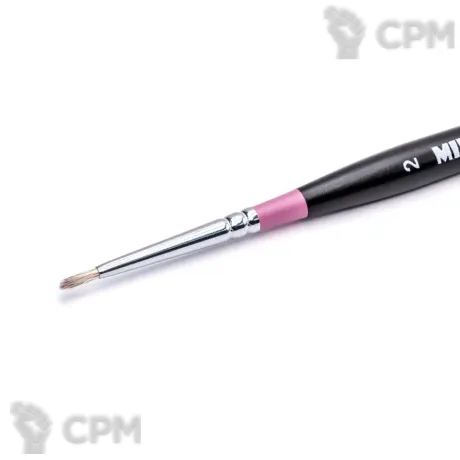 Описание картинки Кисть MiniWarPaint серии Drybrush Soft №2 от MiniaturesFAN по цене 544руб | Свободный Рынок Миниатюр - СРМ