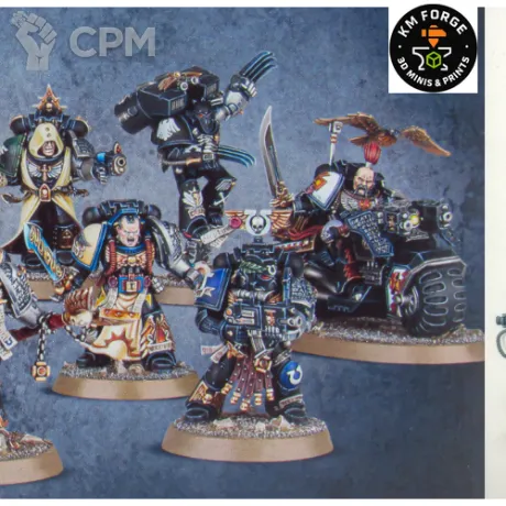 Описание картинки Deathwatch Kill Team Cassius от KM_Forge по цене 840руб | Свободный Рынок Миниатюр - СРМ