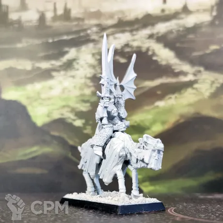 Описание картинки Wight King on Skeletal Steed от Каджит по цене 4 998руб | Свободный Рынок Миниатюр - СРМ