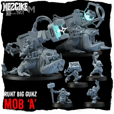 Описание картинки Runt big gunz mob 'A' от Бруталити по цене 1 800руб | Свободный Рынок Миниатюр - СРМ