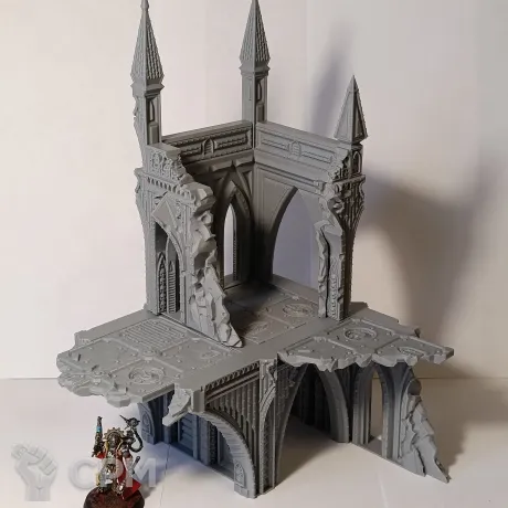 Описание картинки Gothic tower ruin от 3d_Bear по цене 1 800руб | Свободный Рынок Миниатюр - СРМ