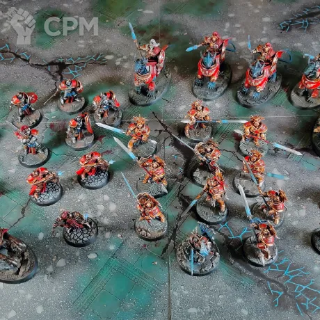 Описание картинки Stormcast Eternals Painted Army от Каджит по цене 44 998руб | Свободный Рынок Миниатюр - СРМ