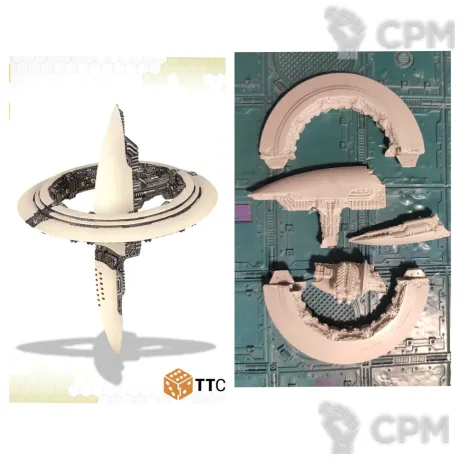 Описание картинки PHR space station от Greed's storehouse по цене 1 550руб | Свободный Рынок Миниатюр - СРМ