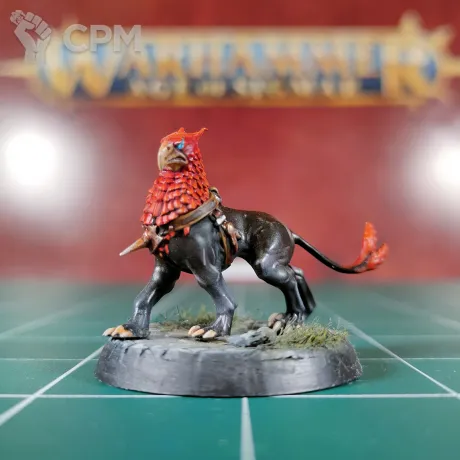 Описание картинки Stormcast Eternals Gryph Hound от Каджит по цене 1 198руб | Свободный Рынок Миниатюр - СРМ