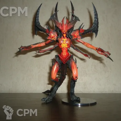 Описание картинки Diablo, Lord of Terror от fhtagn по цене 5 000руб | Свободный Рынок Миниатюр - СРМ