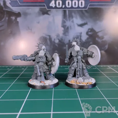 Описание картинки White Scars Primaris Captain and Lieutenant от Каджит по цене 4 198руб | Свободный Рынок Миниатюр - СРМ