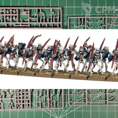 Описание картинки Tomb Kings Of Khemri Skeleton Archers x16 от Vault Boy по цене 4 498руб | Свободный Рынок Миниатюр - СРМ