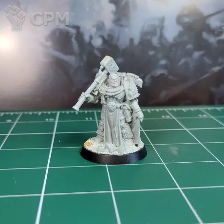 Описание картинки Space Marines Captain (MASTER OF THE CHAPTER) от Каджит по цене 1 998руб | Свободный Рынок Миниатюр - СРМ