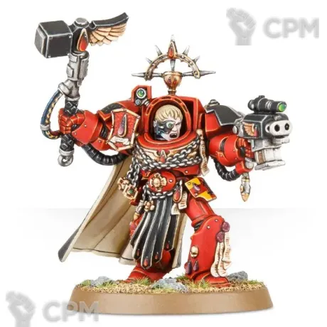Описание картинки BLOOD ANGELS CAPTAIN IN TERMINATOR ARMOUR от TPC по цене 570руб | Свободный Рынок Миниатюр - СРМ