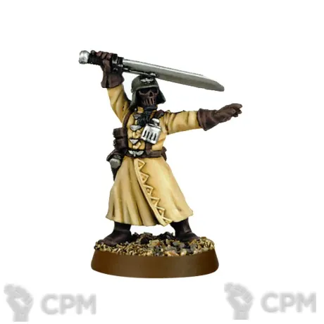 Описание картинки STEEL LEGION OFFICER WITH POWER SWORD от TPC по цене 380руб | Свободный Рынок Миниатюр - СРМ