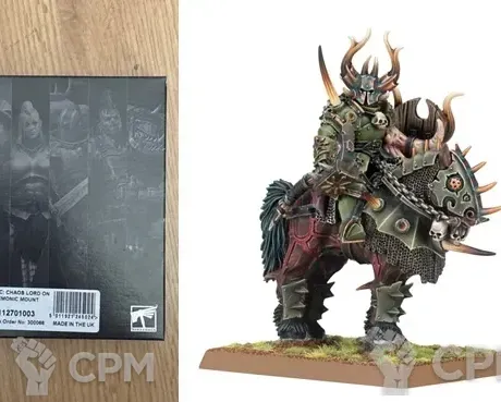 Описание картинки Chaos Lord on Daemonic Mount от zurdo по цене 3 800руб | Свободный Рынок Миниатюр - СРМ
