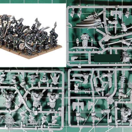 Описание картинки Ironjawz Ardboyz / Orruk Ardboys / Black Orcs x5 от Каджит по цене 1 998руб | Свободный Рынок Миниатюр - СРМ