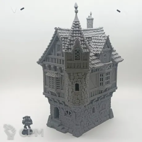 Описание картинки Особняк Губернатора - Фэнтези Террейн от Terrain Print по цене 800руб | Свободный Рынок Миниатюр - СРМ