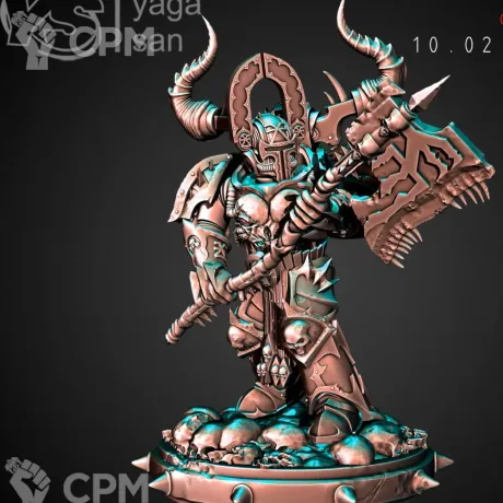 Описание картинки Khorne Berzerker от Стальные Небеса по цене 500руб | Свободный Рынок Миниатюр - СРМ