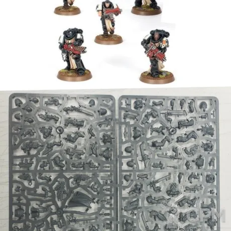 Описание картинки Black Templars Primaris Crusader Squad от Svarden по цене 3 600руб | Свободный Рынок Миниатюр - СРМ