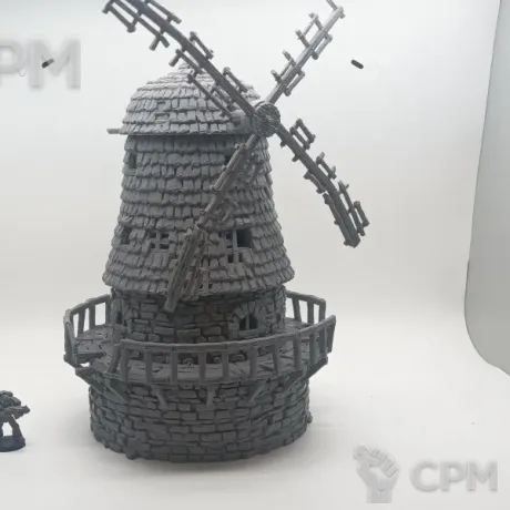 Описание картинки Проклятая Мельница - Фэнтези Террейн, Shadowfey Ruins от Terrain Print по цене 2 600руб | Свободный Рынок Миниатюр - СРМ