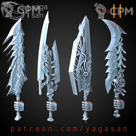 Описание картинки Heavy Power Swords от Стальные Небеса по цене 180руб | Свободный Рынок Миниатюр - СРМ