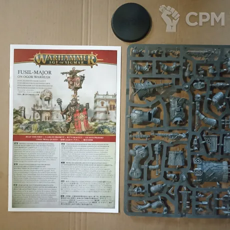 Описание картинки Fusil-Major on Ogor Warhulk от Black Legion Hall по цене 4 015руб | Свободный Рынок Миниатюр - СРМ