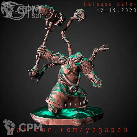Описание картинки Dark Mechanicum Paladin Executioner от Стальные Небеса по цене 400руб | Свободный Рынок Миниатюр - СРМ