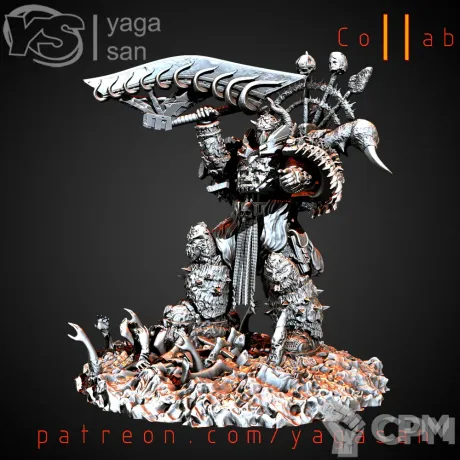 Описание картинки Khorne Warrior от Стальные Небеса по цене 500руб | Свободный Рынок Миниатюр - СРМ
