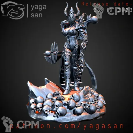 Описание картинки Khorne Sister / Сестра Кхорна от Стальные Небеса по цене 350руб | Свободный Рынок Миниатюр - СРМ