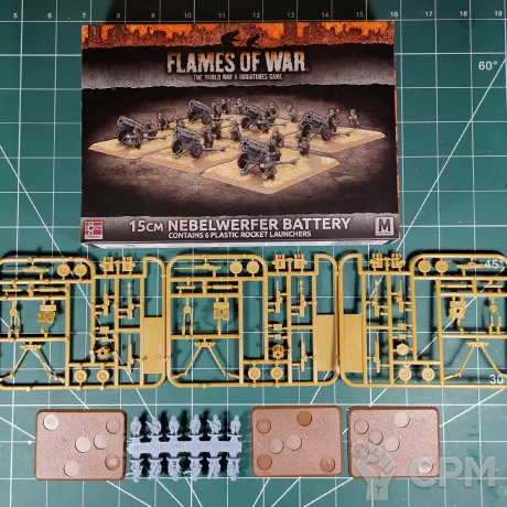 Описание картинки GBX118 15cm Nebelwerfer Battery Mid War x3 Guns Plastic от Vault Boy по цене 2 798руб | Свободный Рынок Миниатюр - СРМ