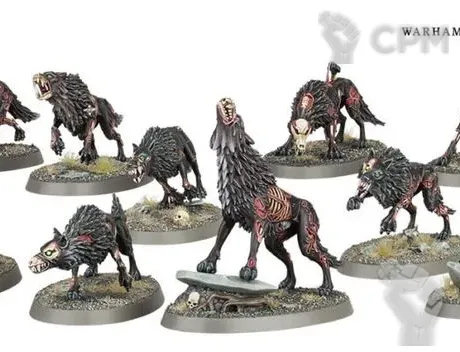 Описание картинки Dire Wolves от JANIX 3D STUDIO  по цене 1 200руб | Свободный Рынок Миниатюр - СРМ