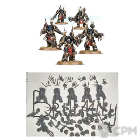 Описание картинки Chaos Terminator Squad от Бруталити по цене 800руб | Свободный Рынок Миниатюр - СРМ