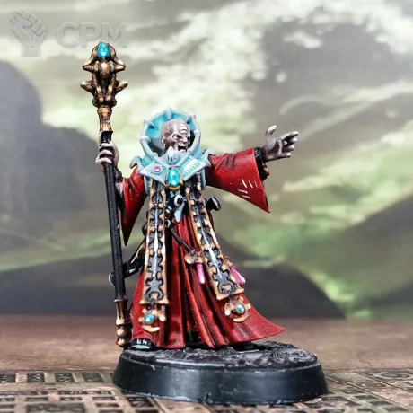 Описание картинки Genestealer Cults Magus от Каджит по цене 1 898руб | Свободный Рынок Миниатюр - СРМ