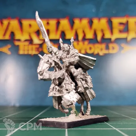 Описание картинки Vampire Lord on Nightmare Steed от Каджит по цене 5 498руб | Свободный Рынок Миниатюр - СРМ