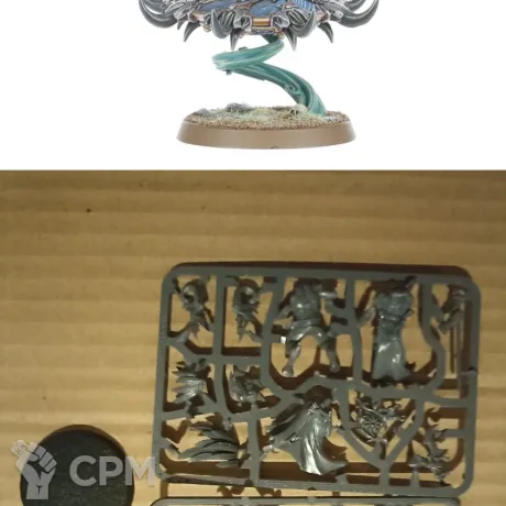 Описание картинки Tzaangor Shaman от Black Legion Hall по цене 2 750руб | Свободный Рынок Миниатюр - СРМ