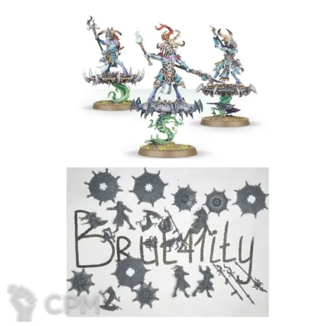 Описание картинки Tzaangor Enlightened 4 шт. от Бруталити по цене 800руб | Свободный Рынок Миниатюр - СРМ