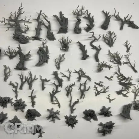 Описание картинки Мертвый лес, деревья, ветки, пни от Подземный человек по цене 300руб | Свободный Рынок Миниатюр - СРМ