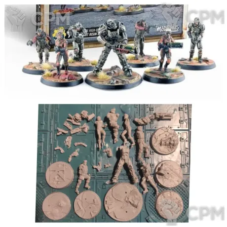 Описание картинки Brotherhood of steel core box от Greed's storehouse по цене 2 700руб | Свободный Рынок Миниатюр - СРМ