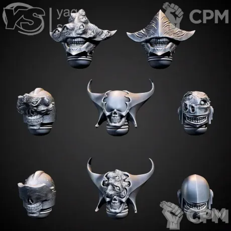 Описание картинки CSM Helmets v2 от Стальные Небеса по цене 120руб | Свободный Рынок Миниатюр - СРМ